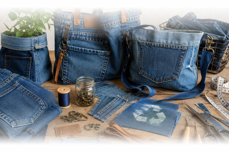 Upcycling – Taschen und Utensilien aus alten Jeans