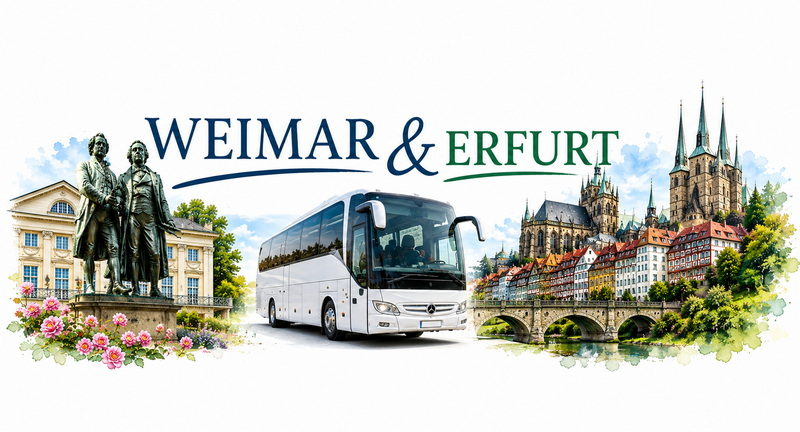 Weimar & Erfurt, zwei Städte – ein Erlebnis